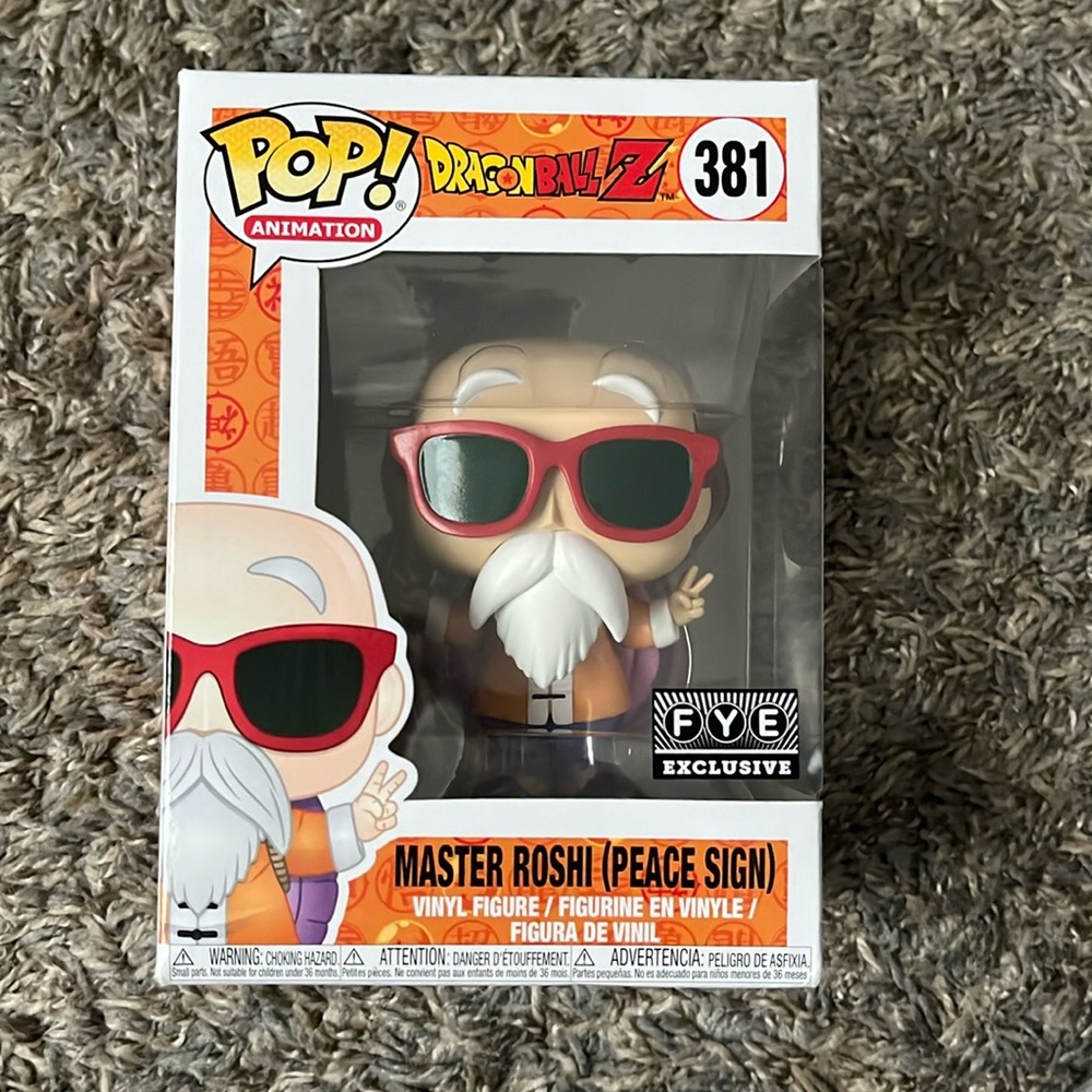 Master Roshi Funko Pop (Peace Sign)